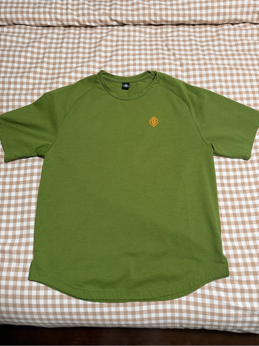 Olive Green Diamond Tech Youth Tee